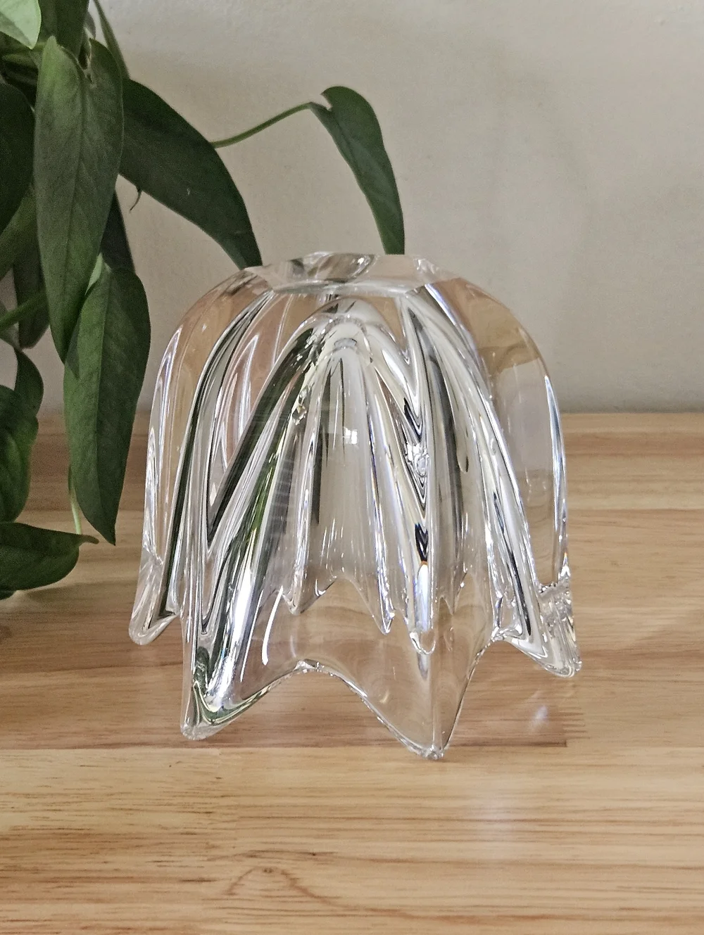 Vintage Orrefors Crystal Vase